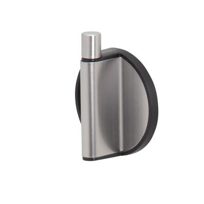 Handdoekhaak Tiger Tune met Zwarte Ophang RVS Geborsteld Handdoekhaak Tiger Tune met Zwarte Ophang RVS Geborsteld