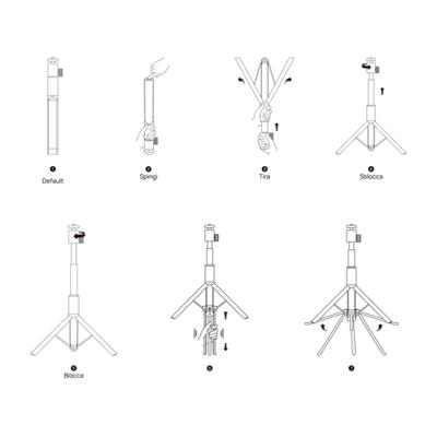 XGIMI T011R Draagbare Stand TV accessoire Goud