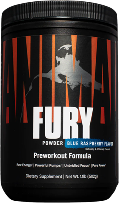 Animal Fury Blue Raspberry (30 servings)