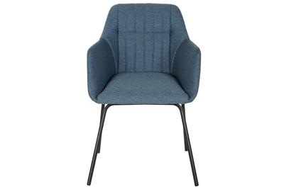 Stoel DKD Home Decor Blauw Zwart 59,5 x 60,5 x 78 cm