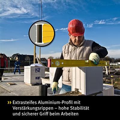 Stabila Type 96-2, 61 cm 15226 Metalen waterpas 61 cm 0.5 mm/m