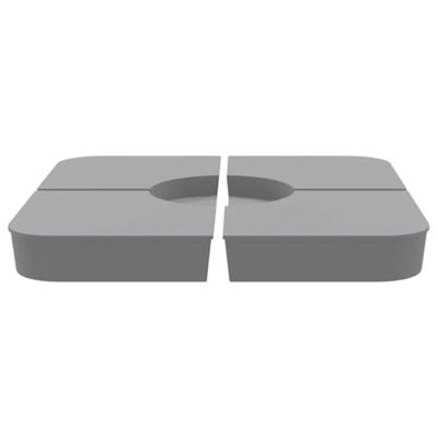 4-delige Set parasolvoeten voor kruisvoet parasol 100 kg PP