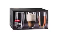 Bodum Dubbelwandige latte macchiato glazen Pavina - gepatenteerd ventiel - 450 ml - 6 stuks - thumbnail
