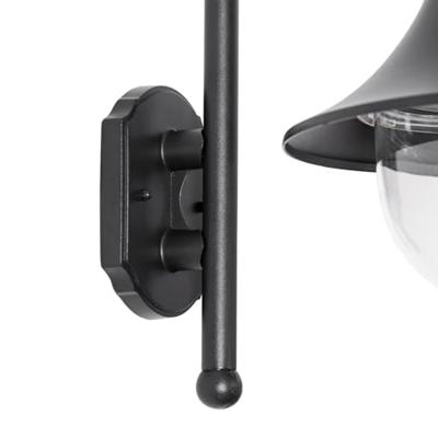 QAZQA Smart buiten wandlamp zwart IP44 incl. Wifi A60 - Daphne