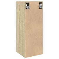 Badkamerkast 30x30x80 cm spaanplaat sonoma eikenkleurig - thumbnail