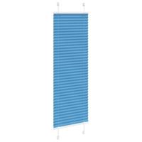 VidaXL Plissé rolgordijn 40x150 cm stofbreedte 39,4 cm polyester blauw - thumbnail