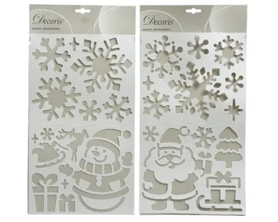 Decoris Kerstfiguren Stencils Assorti Decoris Kerstfiguren Stencils Assorti