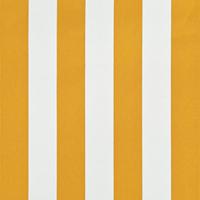 Luifel uittrekbaar 100x150 cm geel en wit - thumbnail