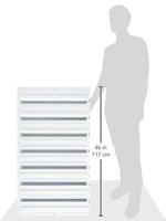 Schneider Electric NSYDLP231G Staal Grijs-wit (RAL 7035) (b x h) 750 mm x 1250 mm 1 stuk(s) - thumbnail