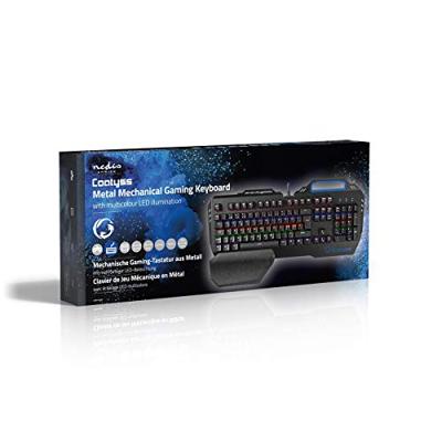 Nedis Bedraad Gaming Toetsenbord | Noors | 1 stuks - GKBD400BKND GKBD400BKND Nedis Bedraad Gaming Toetsenbord | Noors | 1 stuks - GKBD400BKND GKBD400BKND