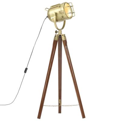 VidaXL Vloerlamp driepoot 97 cm massief mangohout VidaXL Vloerlamp driepoot 97 cm massief mangohout