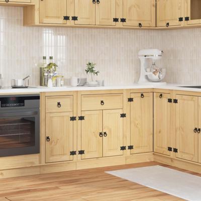 Kast met lade Honing 60 x 46 x 81,5 cm Massief grenenhout Kast met lade Honing 60 x 46 x 81,5 cm Massief grenenhout