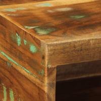 Tv-meubel wandmontage 100x30x19 cm massief gerecycled hout - thumbnail