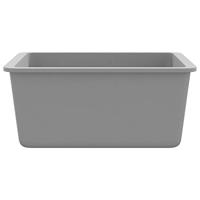 Gootsteen enkele bak graniet grijs - thumbnail