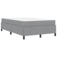 Boxspring bed Lichtgrijs en zwart 120 x 190 cm - thumbnail