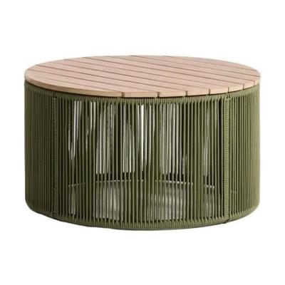 Kave Home Dandara bijzettafel Ø70 cm Groen