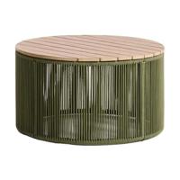 Kave Home Dandara bijzettafel Ø70 cm Groen - thumbnail