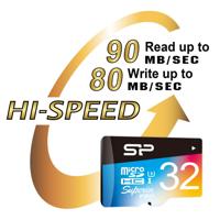 Silicon Power Micro SDHC card Superior Pro 32GB met adapter - thumbnail