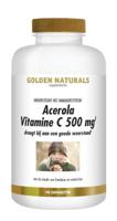 Golden Naturals Acerola Vitamine C 500mg Tabletten - thumbnail