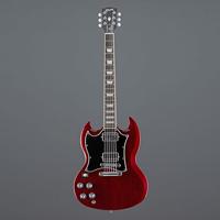 Gibson Modern Collection SG Standard LH Heritage Cherry linkshandige elektrische gitaar met softshell koffer - thumbnail