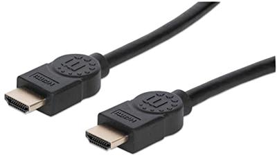 Manhattan 354837 HDMI-kabel HDMI Aansluitkabel HDMI-A-stekker, HDMI-A-stekker 1.00 m Zwart 4K UHD, Audio Return Channel (ARC), Vergulde steekcontacten Manhattan 354837 HDMI-kabel HDMI Aansluitkabel HDMI-A-stekker, HDMI-A-stekker 1.00 m Zwart 4K UHD, Audio Return Channel (ARC), Vergulde steekcontacten