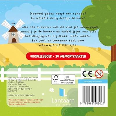 Kun je mij Vinden? Op de boerderij. Voorleesboek en Memoryspel Kun je mij Vinden? Op de boerderij. Voorleesboek en Memoryspel