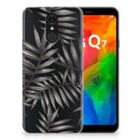 LG Q7 | TPU Case | Leaves Grey - thumbnail