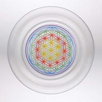 Drinkglas Mythos met Bloem des Levens Veelkleurig - thumbnail