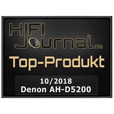 Denon AH-D5200 Bedraad Hoofdtelefoons Hoofdband Bruin, Zilver