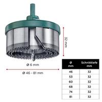 kwb 498800 Gatenzaag 6-delig 46 mm, 53 mm, 60 mm, 68 mm, 74 mm, 81 mm 1 stuk(s) - thumbnail