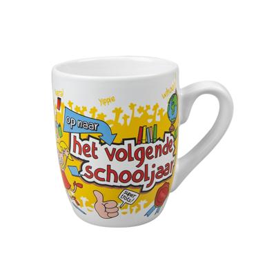 Cartoonmok op naar het volgende schooljaar