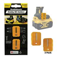 Stealthmounts Stubby bithouder voor DeWalt | Geel | 3 stuks - BH-DW-S-YLW - thumbnail