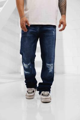 Richesse Thunder Baggy Jeans Heren Blauw - Maat 29 - Kleur: Blauw | Soccerfanshop