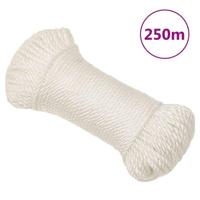VidaXL Werktouw 6 mm 250 m polypropeen wit - thumbnail