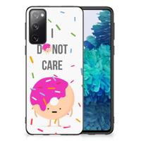 Samsung Galaxy S20 Silicone Case Donut Roze - thumbnail