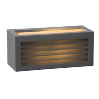Lucide DIMO - Wandlamp Binnen/Buiten - 1xE27 - IP54 - Antraciet - thumbnail