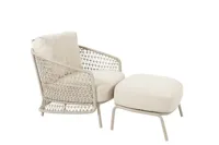 Puccini loungestoel met voetenbank - thumbnail