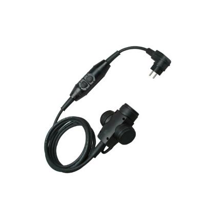 Kopp 141916019 PRCD-verlengkabel PRCD-S 230 V Zwart IP44