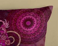 HIP Dekbedovertrek "mandala&apos;s en bloemen" - Bordeaux - (240x200/220 cm) - Katoen Satijn - thumbnail