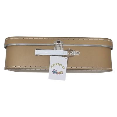 Playwood kartonnen koffer set bruin, 3st. Playwood kartonnen koffer set bruin, 3st.