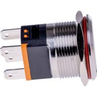 Joy-it BUTTON22C-M-GR BUTTON22C-M-GR Toetsschakelaar 250 V/AC 15 A 1x aan/uit Moment Groen (Ø x h) 24.80 mm x 34.50 mm IP67, IK10 1 stuk(s) - thumbnail
