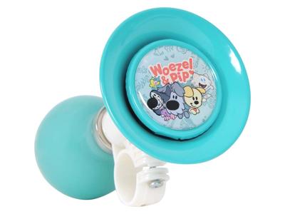 Woezel pip fietstoeter - kinderen - mint blauw