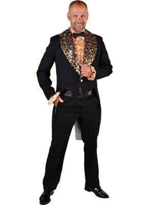 Slipjas "Stars" zwart met sterren Slipjas "Stars" zwart met sterren