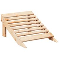 Stoel Adirondack met voetenbank massief vurenhout - thumbnail