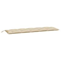 VidaXL Tuinbankkussen 180x50x7 cm oxford stof beige - thumbnail
