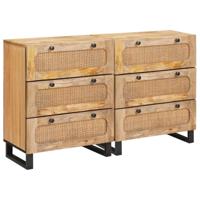Dressoir Bruin Massief Mango Hout - thumbnail