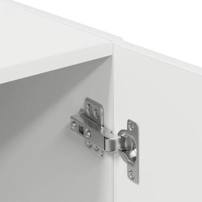 Keukenkast 38x41,5x131,5 cm bewerkt hout wit