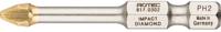 Rotec IMPACT insertbit PH 1 L=50mm E 6,3 DIAMOND - 5 stuk(s) - 8170301 - thumbnail