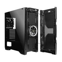 DA601 - Midtowermodel - uitgebreide ATX - geen voeding - USB/Audio - zwart - thumbnail