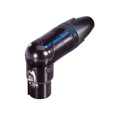 Neutrik NC3FRX-B XLR-connector Bus, haaks Aantal polen: 3 Zwart 1 stuk(s) Neutrik NC3FRX-B XLR-connector Bus, haaks Aantal polen: 3 Zwart 1 stuk(s)